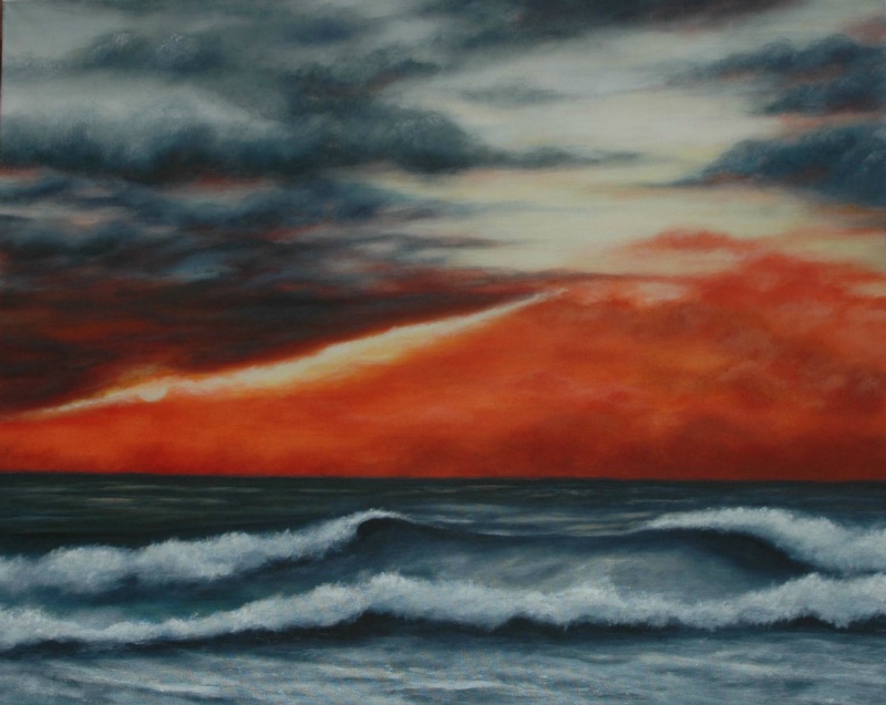 Der Himmel reißt auf, 80 x 100